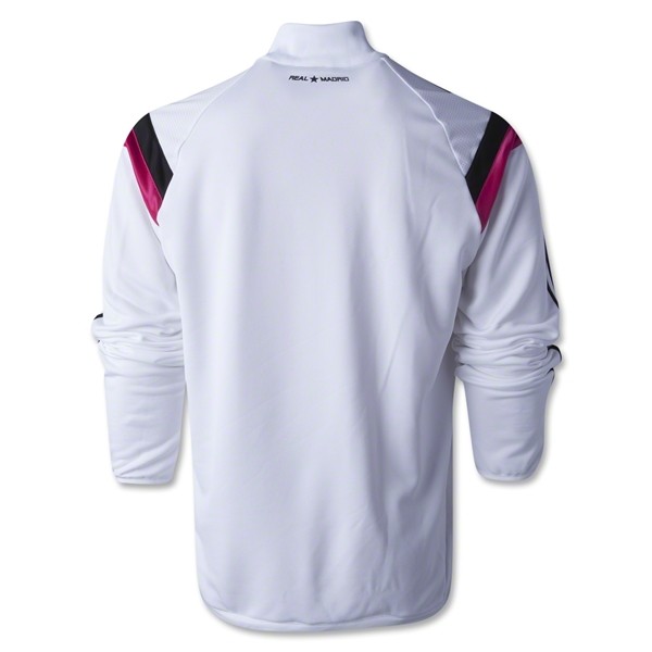 Real Madrid 2014/15 White Training Top - Click Image to Close